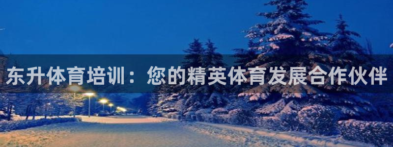 尊龙凯时怎么样没听说过：东升体育培训：您的精英体育发