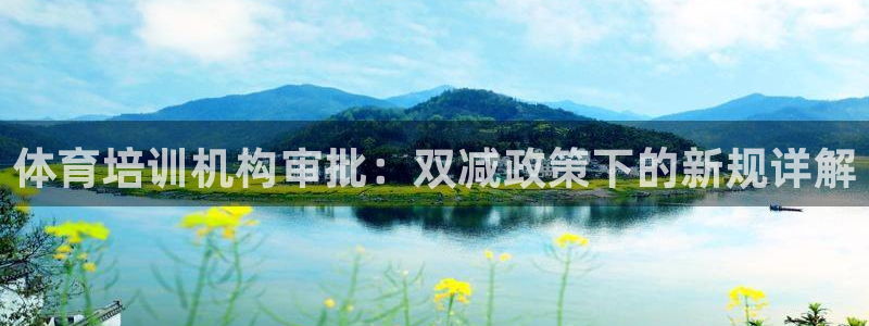 尊龙ag旗舰：体育培训机构审批：双减政策下的新规详解