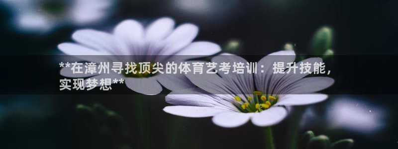 尊龙新版手机app下载：**在漳州寻找顶尖的体育艺考