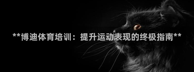 尊龙体育游戏平台：**博迪体育培训：提升运动表现的终